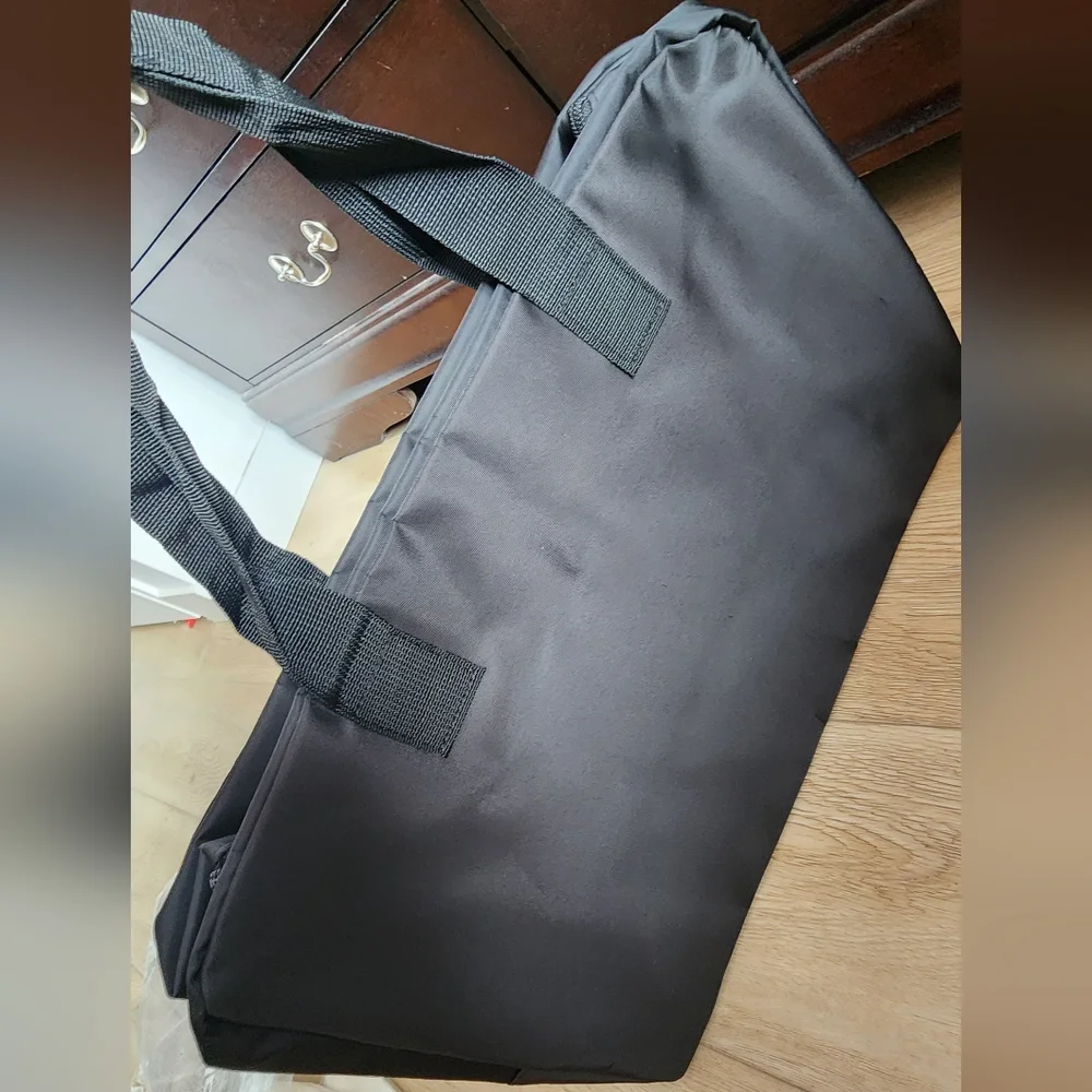 Paco Rabanne XL Black Bag Travel Gym Weekender Duffle Bag Unisex New